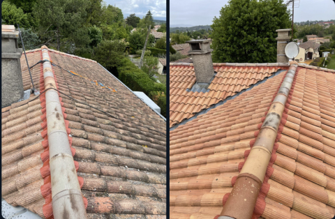 Charpentier couvreur pour nettoyage de toiture à Valence