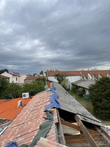 Rénovation de couverture après une intempérie à Portes-lès-Valence