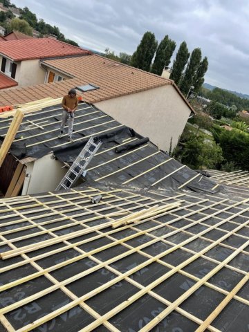 travaux de rénovation et réfection de toiture à Portes-lès-Valence